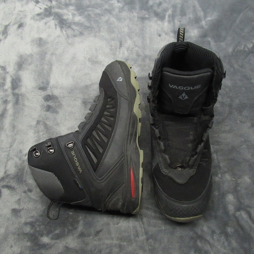 Vasque Mens Boots 9M Coldspark Black Waterproof‎ Hiking Trail Rugged Mid Lace